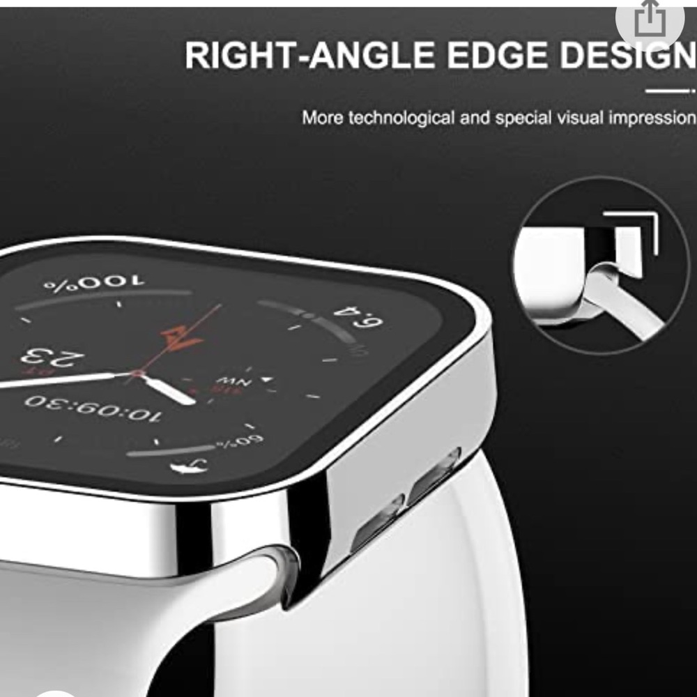 Adepoy 2 Pack Hard Case Compatible with Apple Watch 44mm Series 6 SE Series 5 - Picture 4 of 12